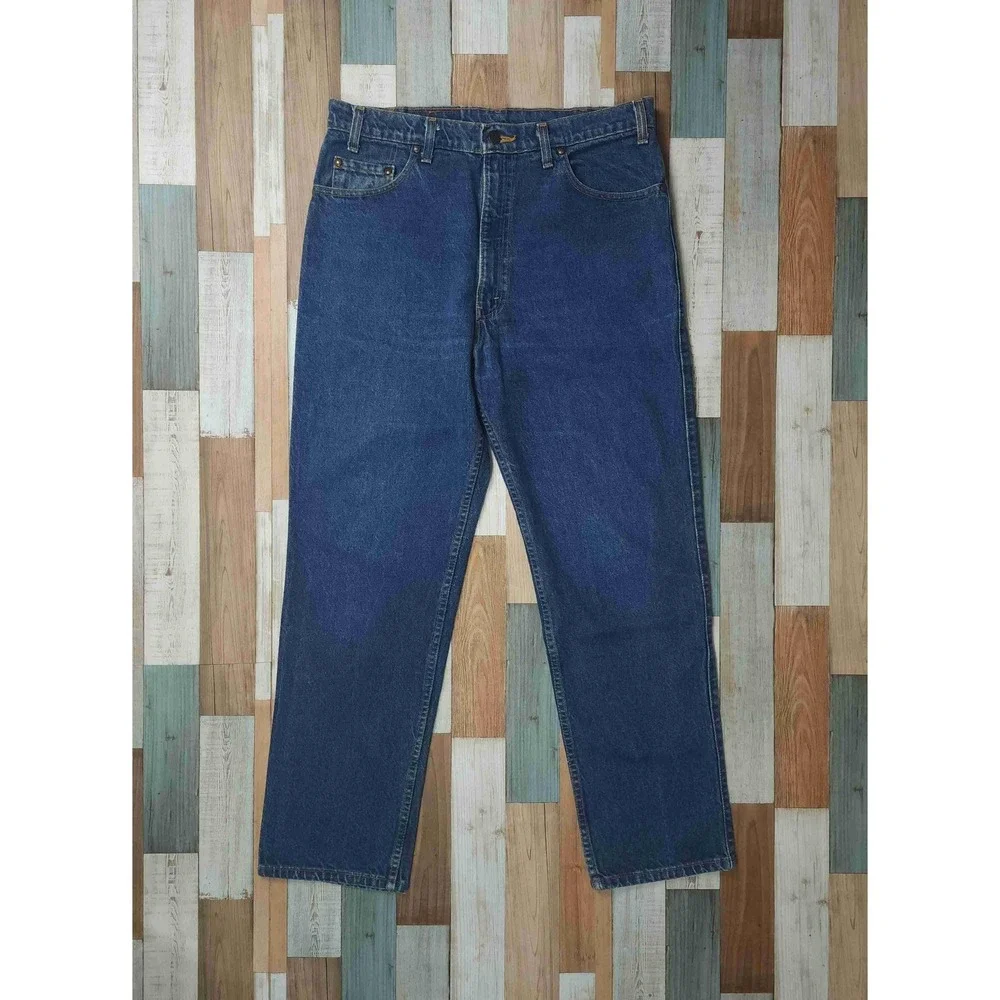 Vintage Levis 540 Relaxed Fit Jeans Mens 36x30 Blue Denim Made in USA Orange Tab